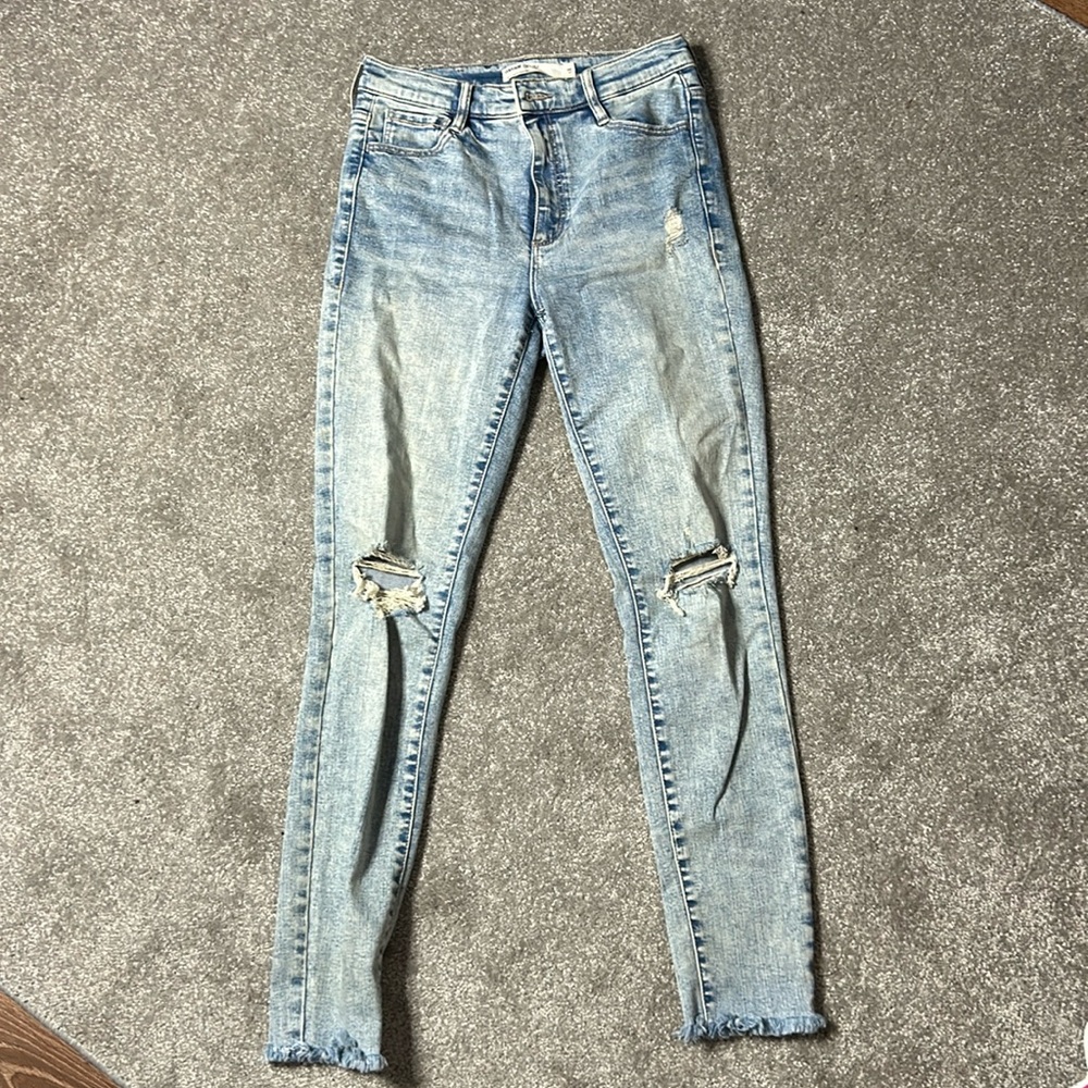 garage high rise jeans